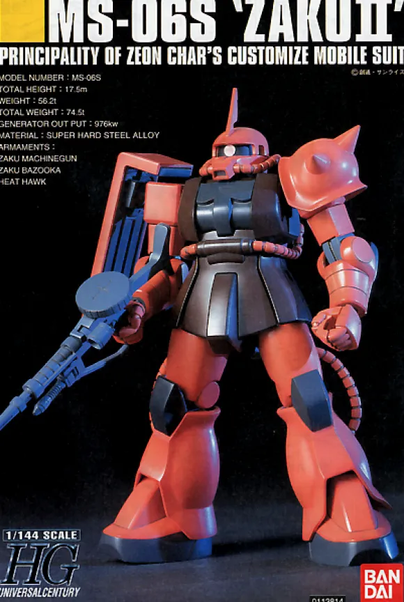1/144 HGUC MS-06S Char's Zaku II