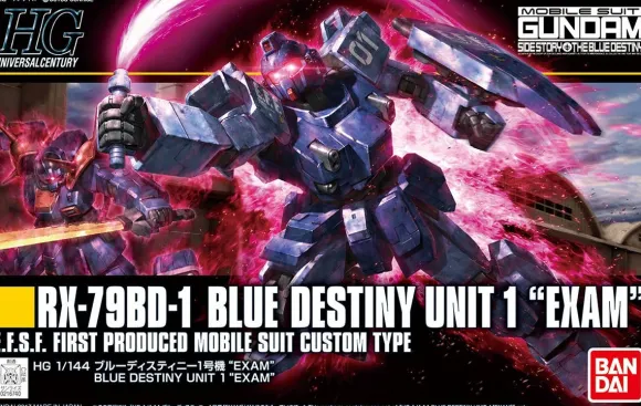 1/144 HGUC RX-79BD-1 Blue Destiny Unit 1 EXAM