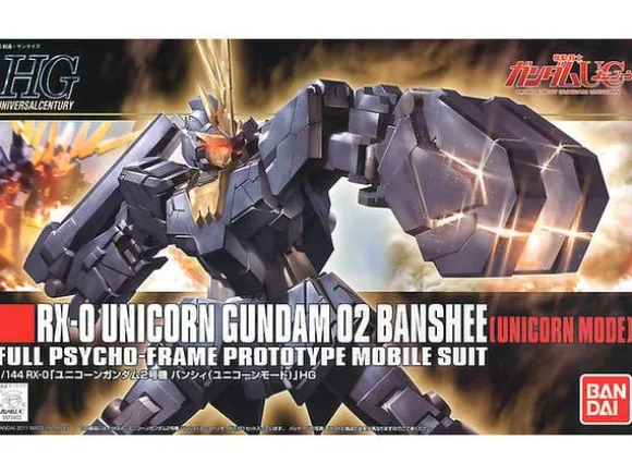 1/144 HGUC RX-0 Unicorn Gundam 02 Banshee (Unicorn Mode)