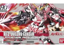 1/144 HGUC RX-0 Unicorn Gundam Destroy Mode Titanium Finish
