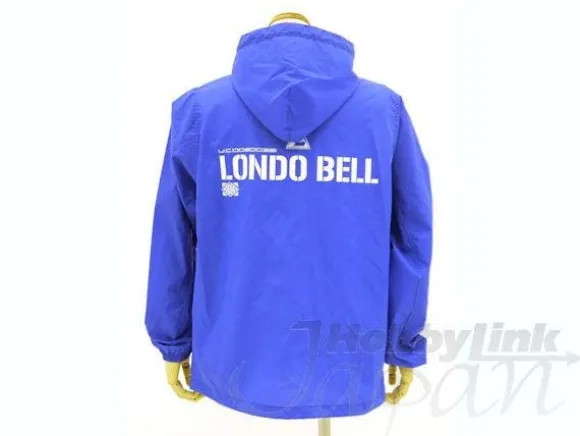 Londo Bell Hooded Wind Breaker Blue x White XL