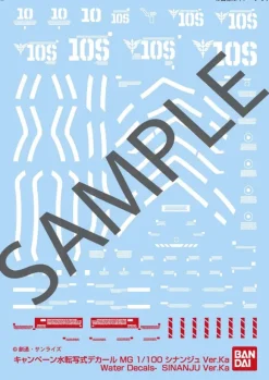 1/100 MG MSN-06S Sinanju Ver.Ka w/Premium Decal