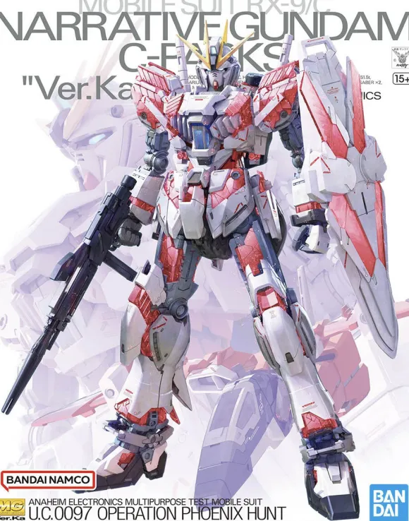1/100 MG Narrative Gundam C-Packs Ver. Ka