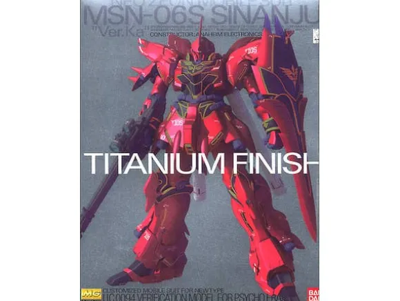 1/100 MG Sinanju Ver.Ka Titanium Finish