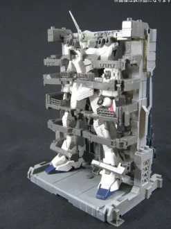 1/100 MG Unicorn Gundam HD Color + MS Cage
