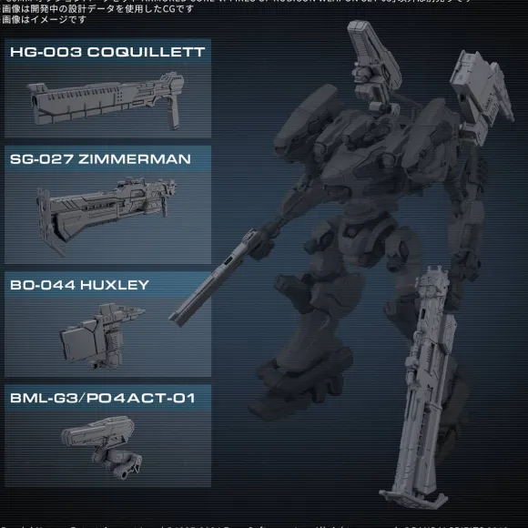 1/144 30MM Option Parts Set Armored Core VI Fires of Rubicon Weapon Set 03