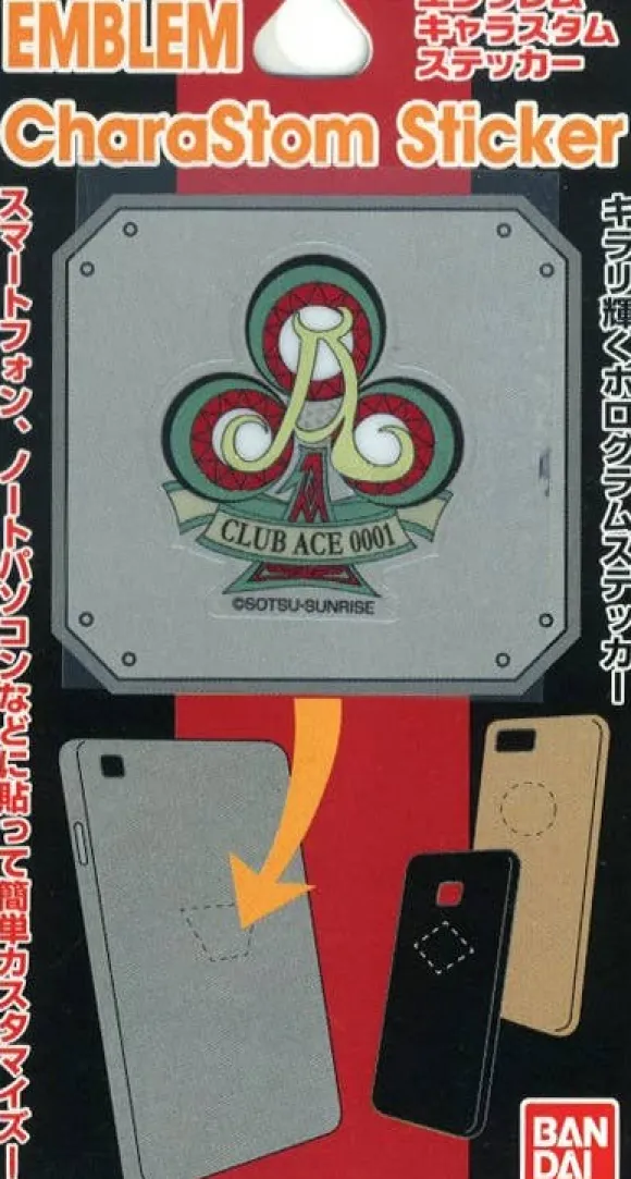 Mobile Fighter G Gundam: Emblem Charastam Sticker Club Ace