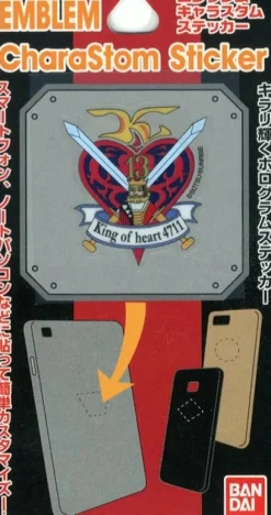 Mobile Fighter G Gundam: Emblem Charastam Sticker King of Hearts