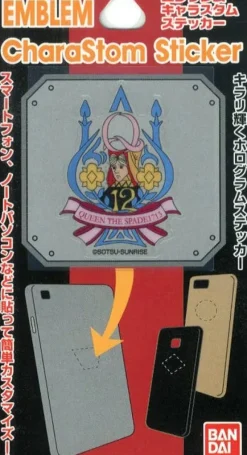 Mobile Fighter G Gundam: Emblem Charastam Sticker Queen the Spade