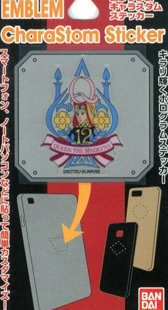 Mobile Fighter G Gundam: Emblem Charastam Sticker Queen the Spade