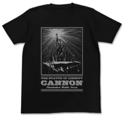 Mobile Fighter G Gundam: Neo America The Statue of Liberty Cannon T-shirt / Black - XL