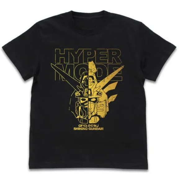 Mobile Fighter G Gundam: Shining Gundam Hyper Mode T-Shirt / Black-Xl