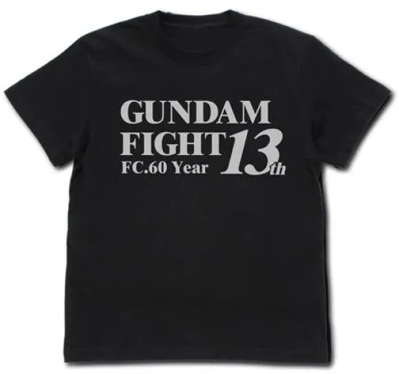 Mobile Fighter G Gundam: 13Th Gundam Fight Commemorative T-Shirt / Black-Xl