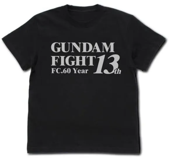 Mobile Fighter G Gundam: 13th Gundam Fight Commemorative T-shirt: Black - XL
