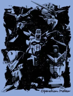 Mobile Report Gundam Wing: Operation Meteor MS T-Shirt / Sax-XL