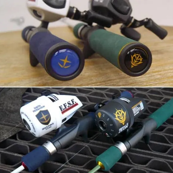 Mobile Suit Gundam Bait Casting Fishing Rod Zeon Army