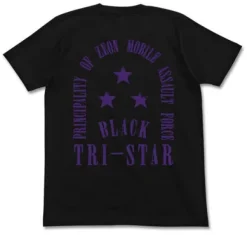 Mobile Suit Gundam: Black Tri-Star T-Shirt / Black-Xl
