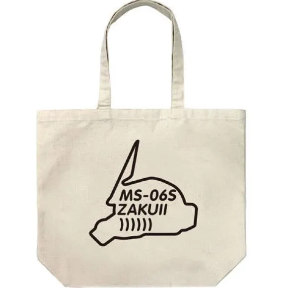 Mobile Suit Gundam: Char's Zaku Silhouette Large Tote / Natural