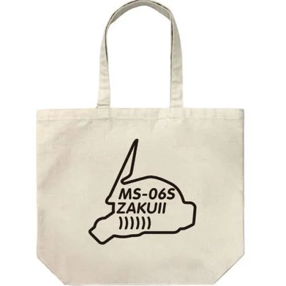Mobile Suit Gundam: Char's Zaku Silhouette Large Tote: Natural