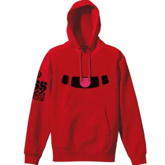 Mobile Suit Gundam Char's Zaku Mono-Eye Luminous Parka Red M