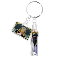 Mobile Suit Gundam Double Acrylic Keychain GS14 Gihren Zabi