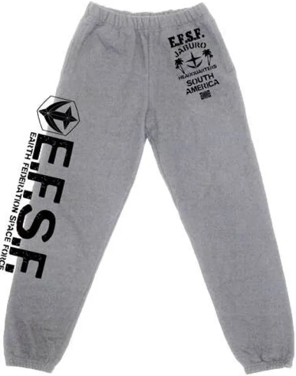 Mobile Suit Gundam: Earth Federation Sweatpants / Heather Gray-M
