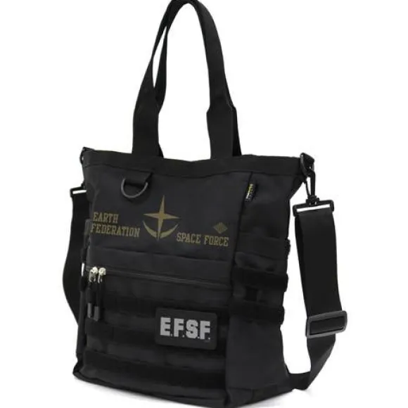 Mobile Suit Gundam: Earth Federation Forces Functional Tote Bag Black