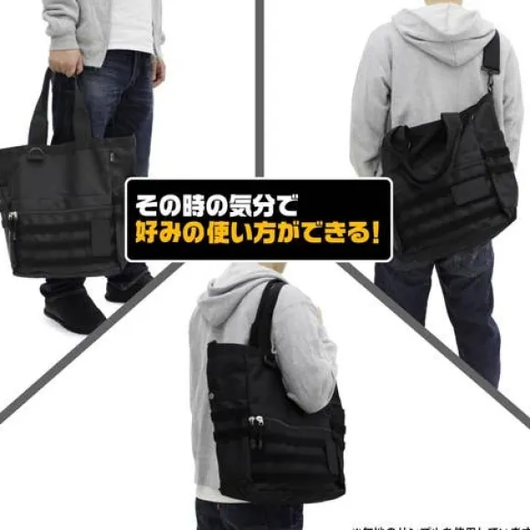 Mobile Suit Gundam: Earth Federation Forces Functional Tote Bag Black