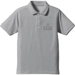 Mobile Suit Gundam: Earth Federation Space Force Polo Shirt / Gray-M