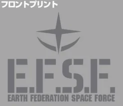 Mobile Suit Gundam: Earth Federation Space Force Polo Shirt / Gray-M