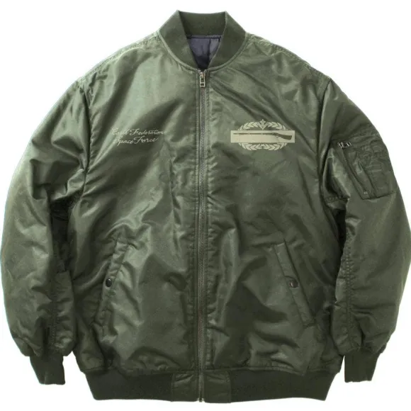Mobile Suit Gundam: Earth Federation Space Force MA-1 Jacket Moss L