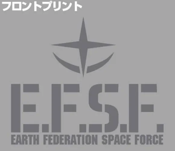 Mobile Suit Gundam Earth Federation Space Force Polo Shirt : OX Gray-M