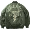 Mobile Suit Gundam: Earth Federation Space Force MA-1 Jacket Moss XL