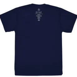 Mobile Suit Gundam: Earth Federation Space Force Dry T-Shirt / Navy-M