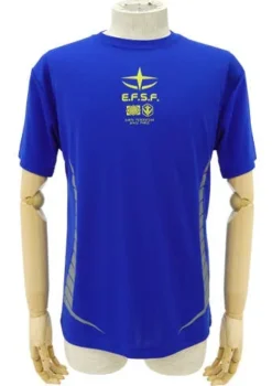 Mobile Suit Gundam: Earth Federation Forces Dry T-Shirt / Cobalt Blue-S