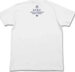 Mobile Suit Gundam: E.F.S.F. Dry T-Shirt: White-S