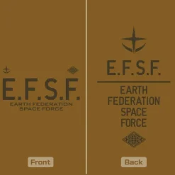 Mobile Suit Gundam: E.F.S.F. Dry T-shirt BROWN M