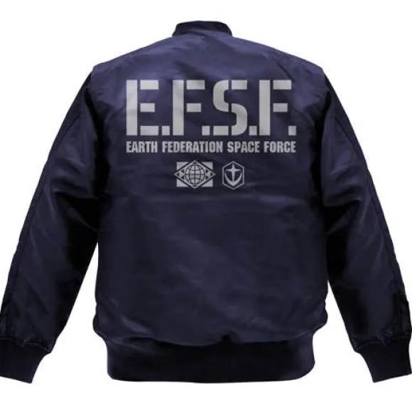 Mobile Suit Gundam: E.F.S.F. MA-1 Jacket: Navy - S