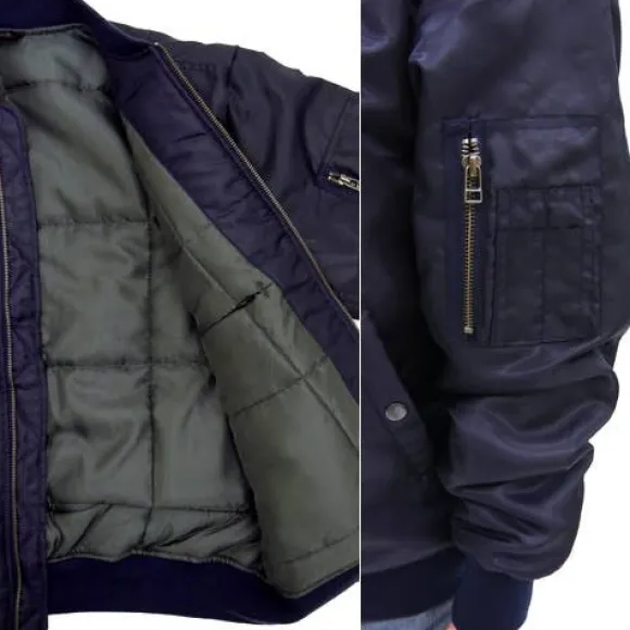 Mobile Suit Gundam: E.F.S.F. MA-1 Jacket: Navy - M
