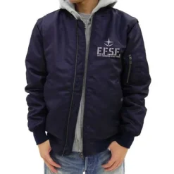 Mobile Suit Gundam: E.F.S.F. MA-1 Jacket: Navy - L