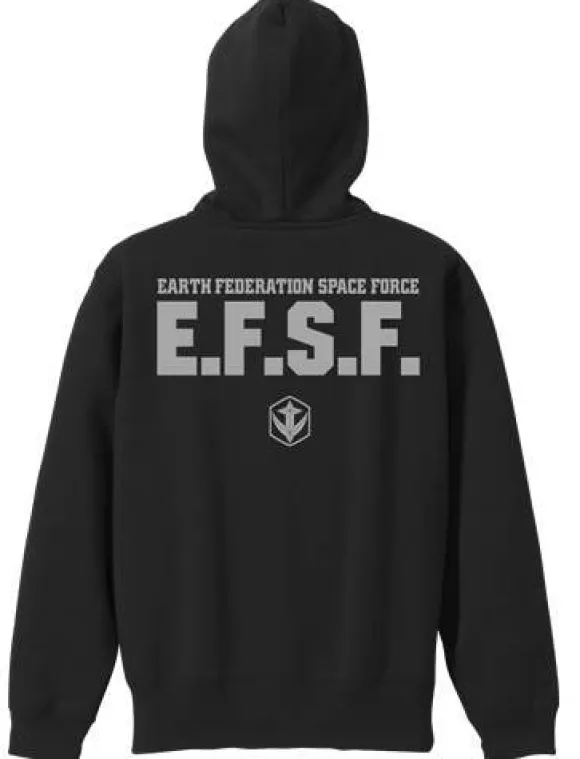 Mobile Suit Gundam: E.F.S.F. Zip Parka: Black - XL