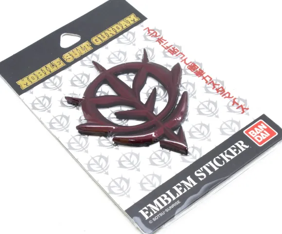 Mobile Suit Gundam Emblem Sticker GD-29RD Red