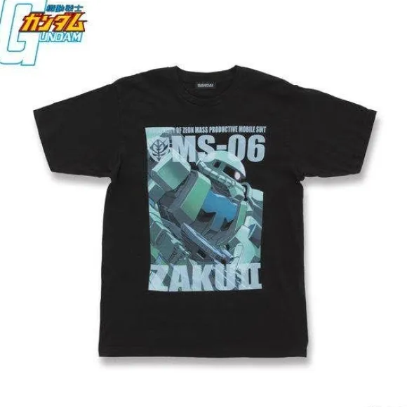 Mobile Suit Gundam: Full Color T-Shirt MS-06 Zaku II L Size