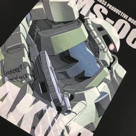 Mobile Suit Gundam: Full Color T-Shirt MS-06 Zaku II L Size