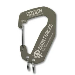 Mobile Suit Gundam GQuuuuuuX: Zeon Army Logo Metal Carabiner