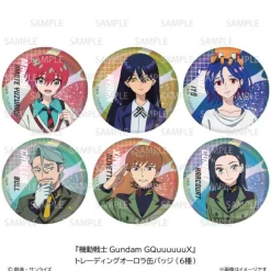 Mobile Suit Gundam GQuuuuuuX: Trading Aurora Can Badge 1Box 6Pcs