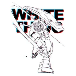 Mobile Suit Gundam: Gundam Beam Saber T-Shirt / White-Xl