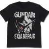 Mobile Suit Gundam 00: Gundam Exia Repair Head T-Shirt / Black-M