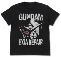 Mobile Suit Gundam 00: Gundam Exia Repair Head T-Shirt / Black-L