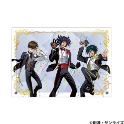 Mobile Suit Gundam: Gundam Series Acrylic Art Panel / Domon Kash & Heero Yui & Garrod Ran